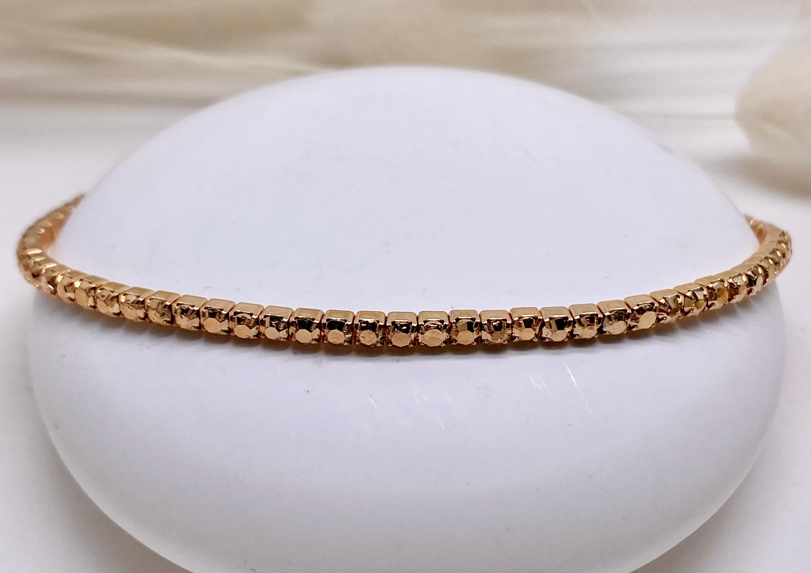 Esnek Gold Renk Su Yolu Bileklik (Adet)