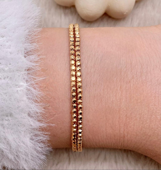 Esnek Gold Renk Su Yolu Bileklik (Adet)