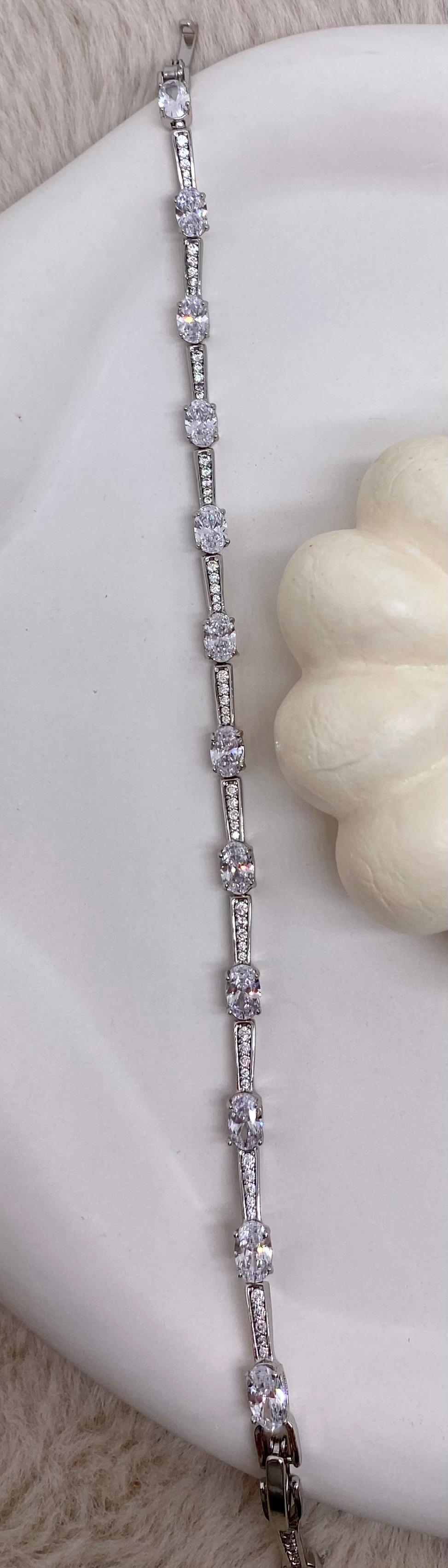 XUPING Zirkon Taşlı Silver Renk Bileklik