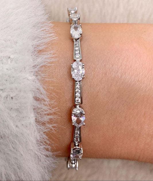 XUPING Zirkon Taşlı Silver Renk Bileklik