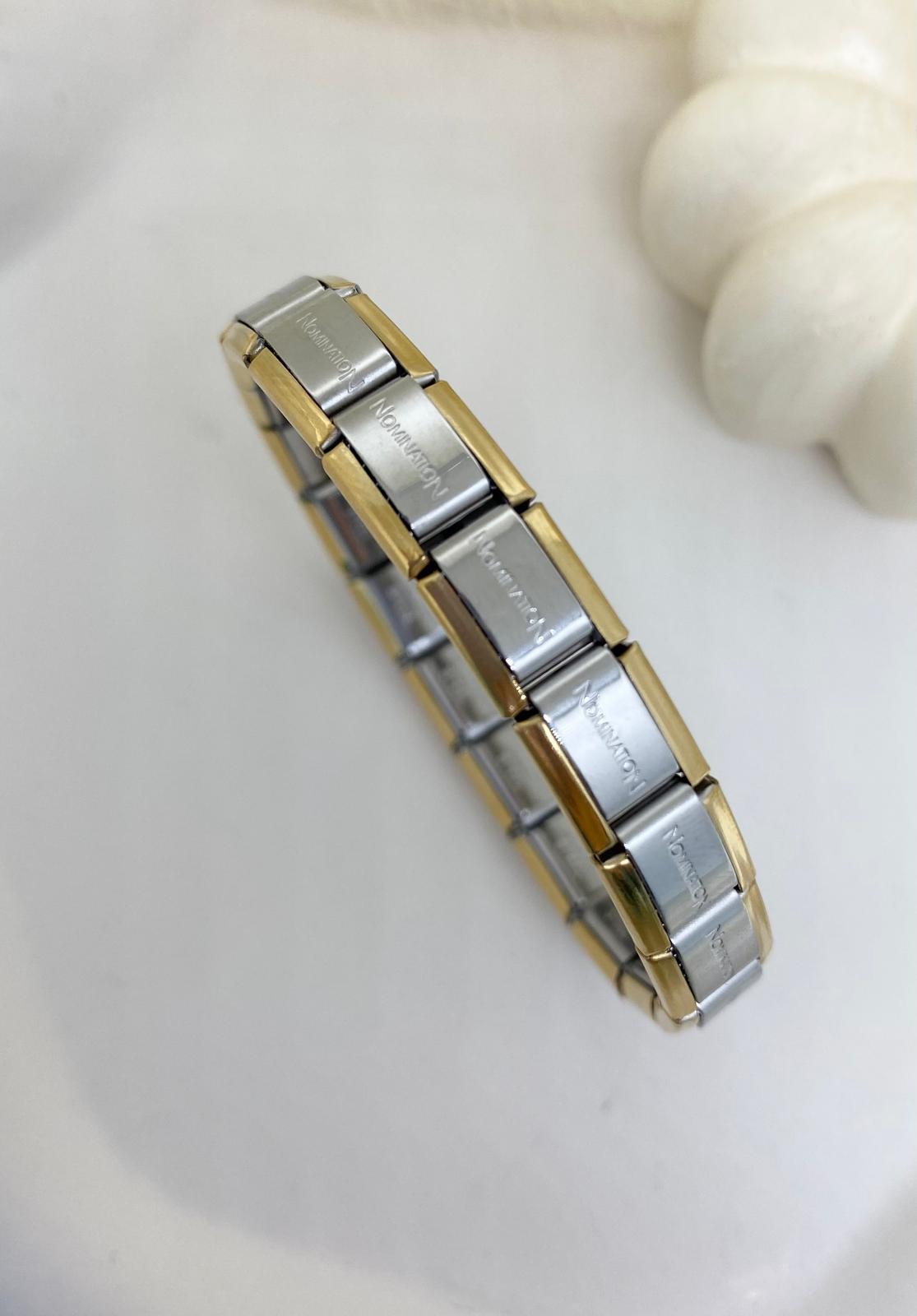 Kadın 316 L Çelik İtalyan Silver Charm Nomination Bileklik